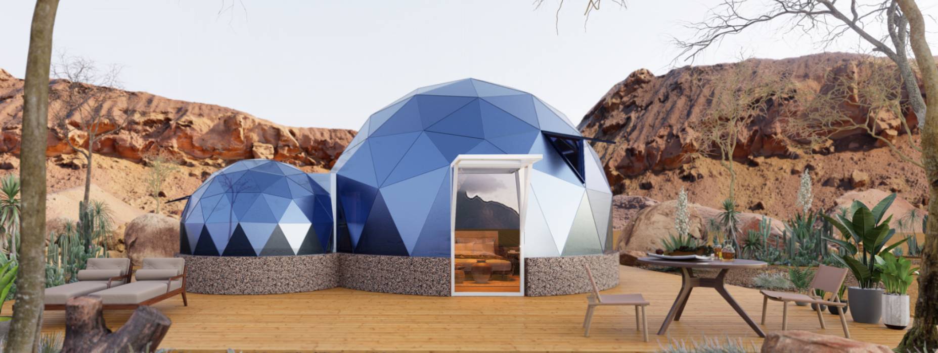 正蓝旗球形智能光伏玻璃星空房