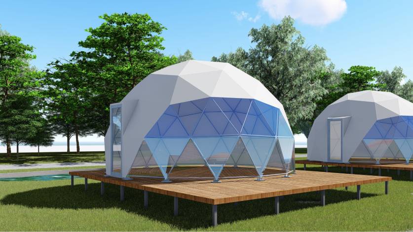 星空帐篷酒店建造